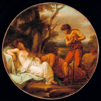 ""Cimon et Iphigenie"" (Cymon a Ifigenie) Peinture d