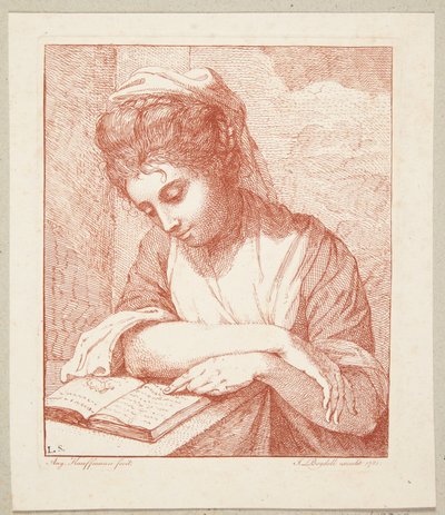 Čtecí dívka od Angelica Kauffmann