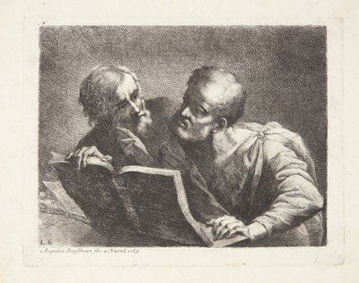 Dva staří studenti od Angelica Kauffmann