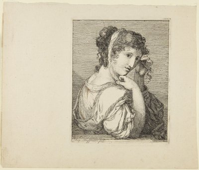 Portrét dívky od Angelica Kauffmann