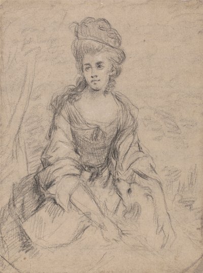 Portrét dámy od Angelica Kauffmann