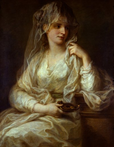 Portrét dámy jako vestálky, 1782 od Angelica Kauffmann