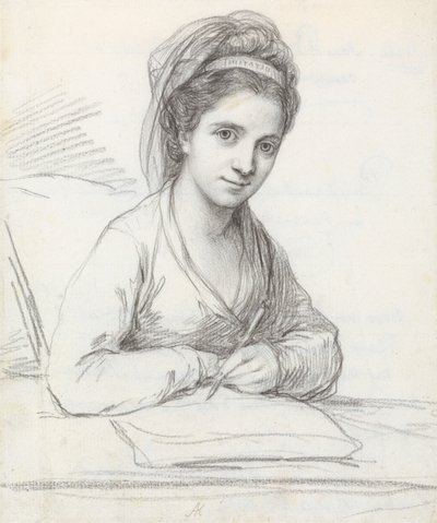 Autoportrét od Angelica Kauffmann