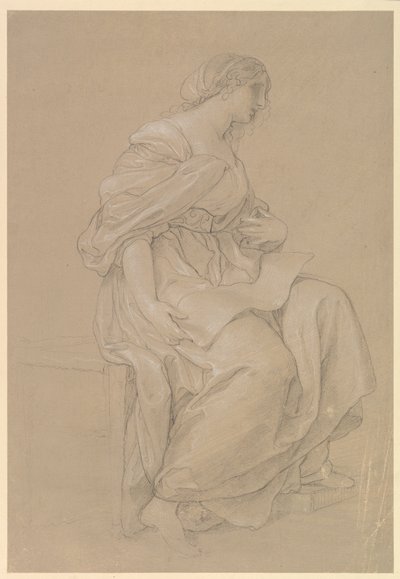 Studie sedící ženy od Angelica Kauffmann