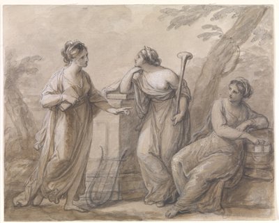 Tři múzy v rozhovoru od Angelica Kauffmann