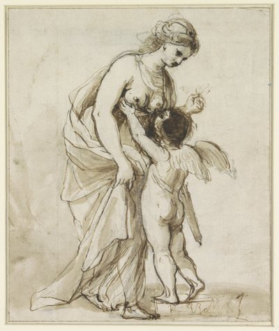 Zamilovaná Venuše od Angelica Kauffmann