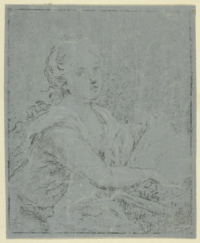 Žena ve Spinetu od Angelica Kauffmann