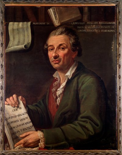 Portrét Pierra Eugena Francoise, markýze z Ligniville (malba od Angelo Crescimbeni