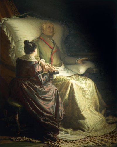 Umírající Goethe od Angelo Morbelli