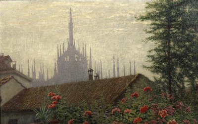 Věže dómu, 1900-1901. od Angelo Morbelli