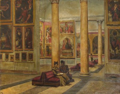 Interiér Pinacoteca di Brera od Angelo Ripamonti