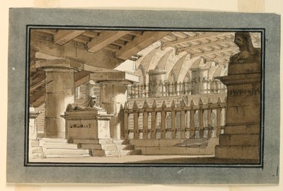 Scéna, egyptská věznice od Angelo Toselli