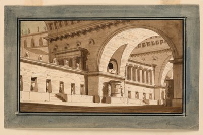 Scéna, Exteriér paláce, Sepulkrální sál od Angelo Toselli