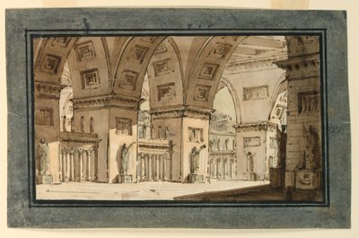 Scéna, interiér paláce od Angelo Toselli