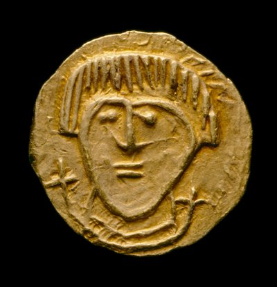 Crondallová mince č. 59, anglosaská mince z pokladu Crondall, Crondall, Hampshire (zlato) od Anglo Saxon
