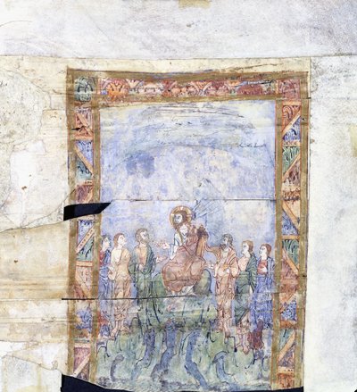 Zázrak Kristův uklidňující Bouři a jeho příchod do země „Gergesenů“, od Anglo Saxon