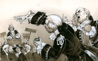 !Služebnictvo 8. století na politické schůzi od Angus McBride