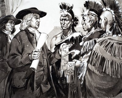 Rozdělený národ, ilustrace z knihy "The Making of America od Angus McBride