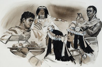 Antonín a Kleopatra (kvaš na papíře) od Angus McBride