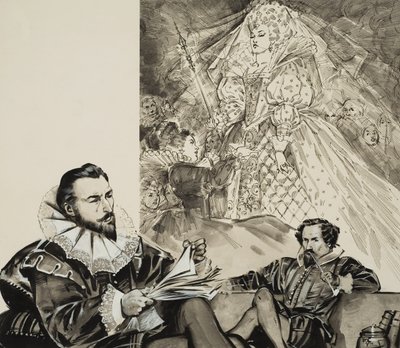 Faerie Queene (kvaš na papíře) od Angus McBride
