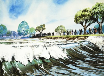 Slavné řeky -- Severn: Severn Bore od Angus McBride
