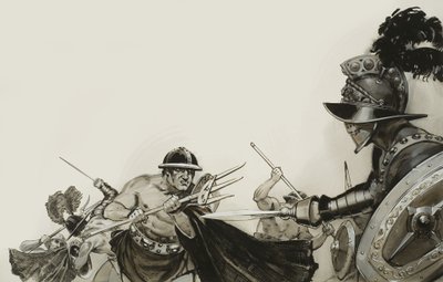Gladiátorské zápasy od Angus McBride
