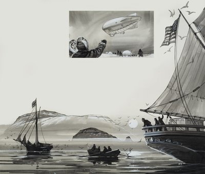 Roald Amundsen (1872-1928) (kvaš na papíře) od Angus McBride