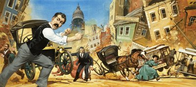 Zemětřesení v San Franciscu od Angus McBride