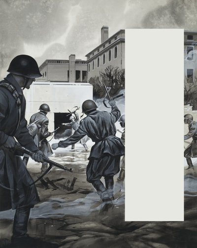 Scéna druhé světové války od Angus McBride