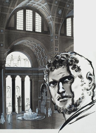 Caracallovy lázně (kvaš na papíře) od Angus McBride