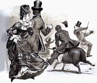 Buldočí admirál, ilustrace z knihy "Buldočí admirál od Angus McBride