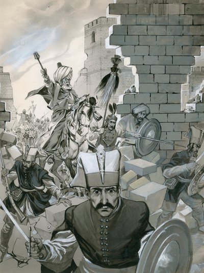 Pád Konstantinopole od Angus McBride