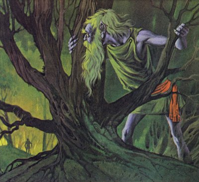 Leshy (barevná litografie) od Angus McBride