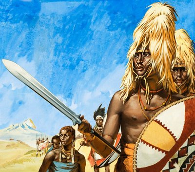 Africký kmen Masajů od Angus McBride