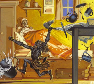Tokolosy (kvaš na papíře) od Angus McBride