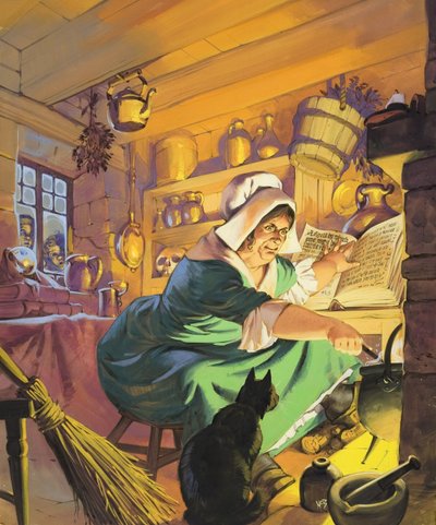 Čarodějnický nápoj (kvaš na papíře) od Angus McBride
