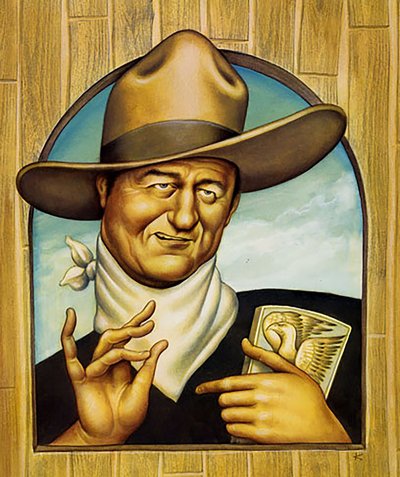 John Wayne od Anita Kunz