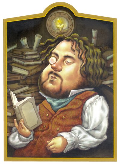 Peter Jackson, 2002 (akryl na ilustrační tabuli) od Anita Kunz