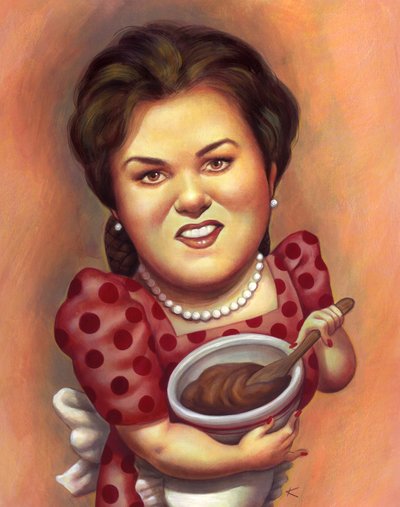 Rosie, 2001 (akryl na ilustrační tabuli) od Anita Kunz