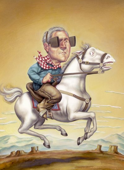 That Vision Thing, 2003 (akryl na ilustrační tabuli) od Anita Kunz