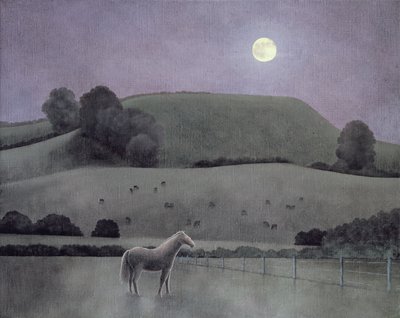 Kůň v měsíčním světle, 2005 od Anna Phillips