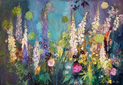 Darkening Garden, Chelsea, 2019 (akryl) od Ann Oram