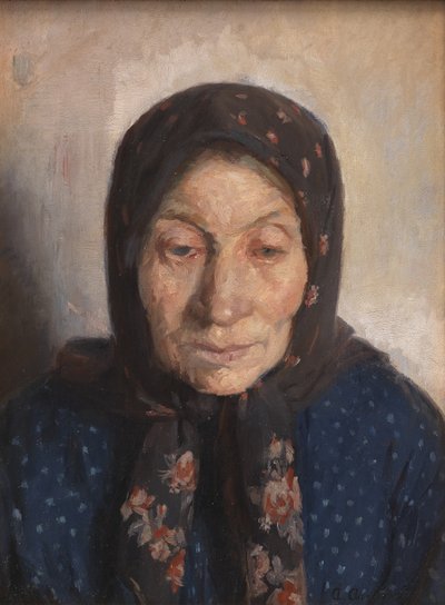Manželka starého rybáře od Anna Ancher
