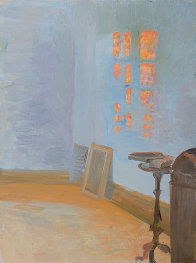Večerní slunce v umělcově pracovně na Markveji. od Anna Ancher