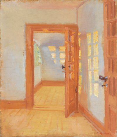 Interiér. Brøndumova příloha od Anna Ancher