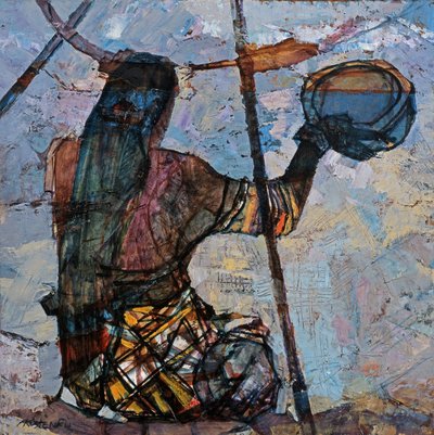 Rybářská žena od Anna Contemporary Artist Kostenko