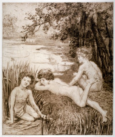 "Divoká kachna", 1913. od Anna Lea Merritt