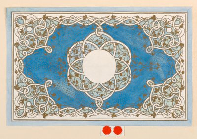 Kresba, design pro obal krabice, asi 1894 od Anna M. de Pool