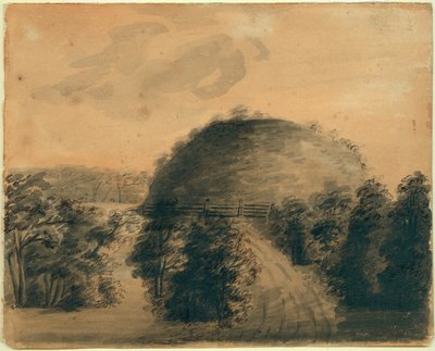 Kresba Velké mohyly od Anny Maria Von Phul od Anna Maria von Phul