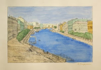 Fontanka od Anna Petrowna Ostroumowa-Lebedewa